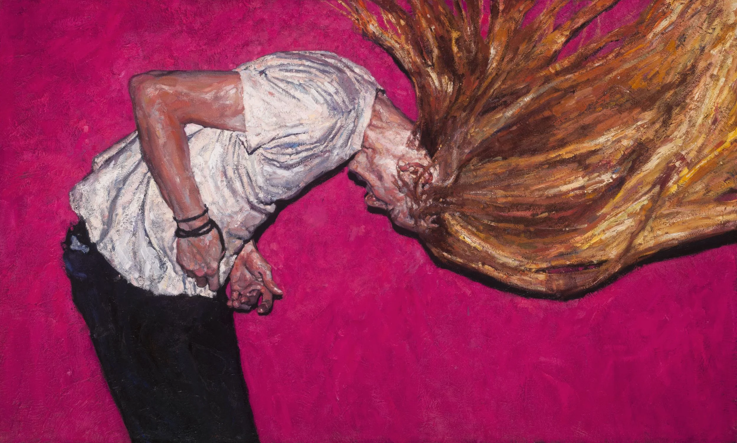  Timur Akhriev  Title: Warp Speed, 30" x 50", Oil on Linen, Year: 2015,  $9500 