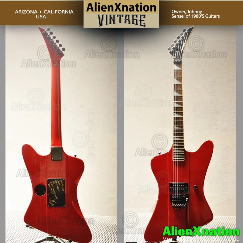 Fernandes Ratt Robbin Crosby 1986 Signature Firebird Guitar — AXN 
