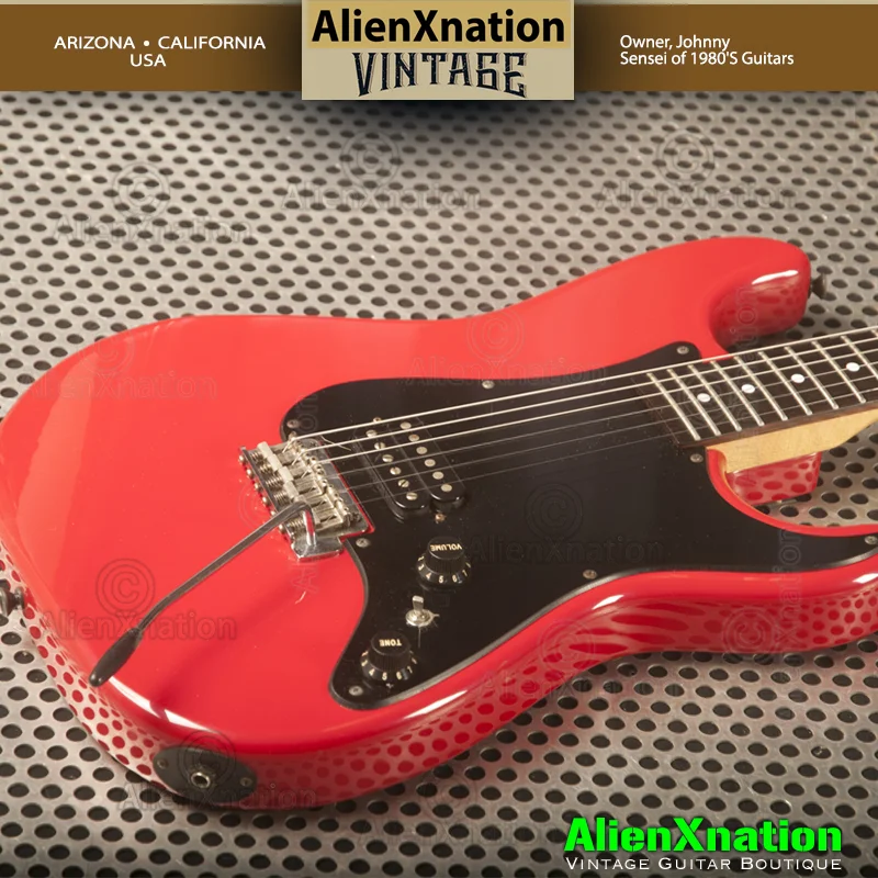 1986 Red Alan Holdsworth Fernandes — AXN™ Guitars