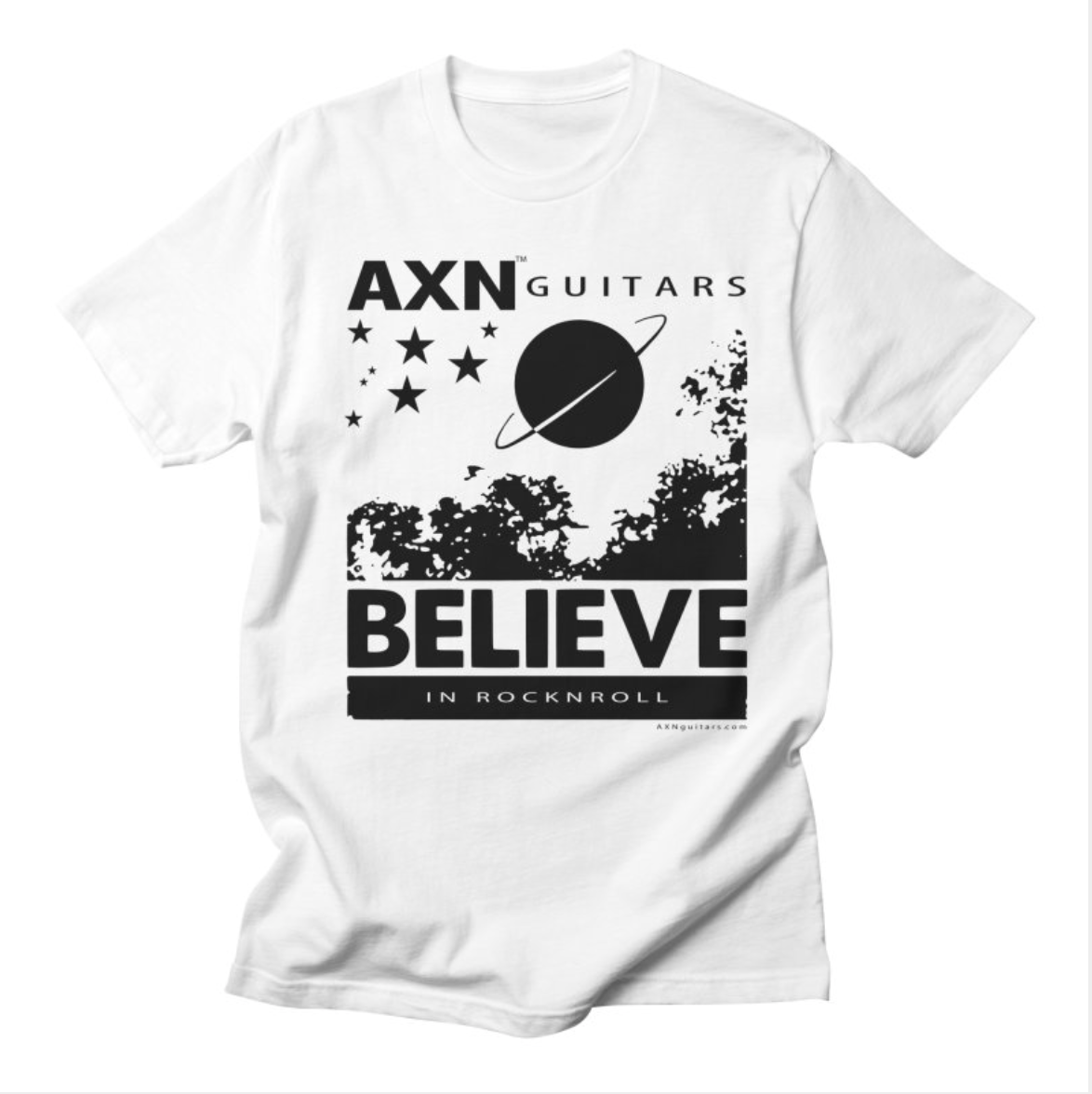 AXN™ Believe In RockNRoll T-Shirt White