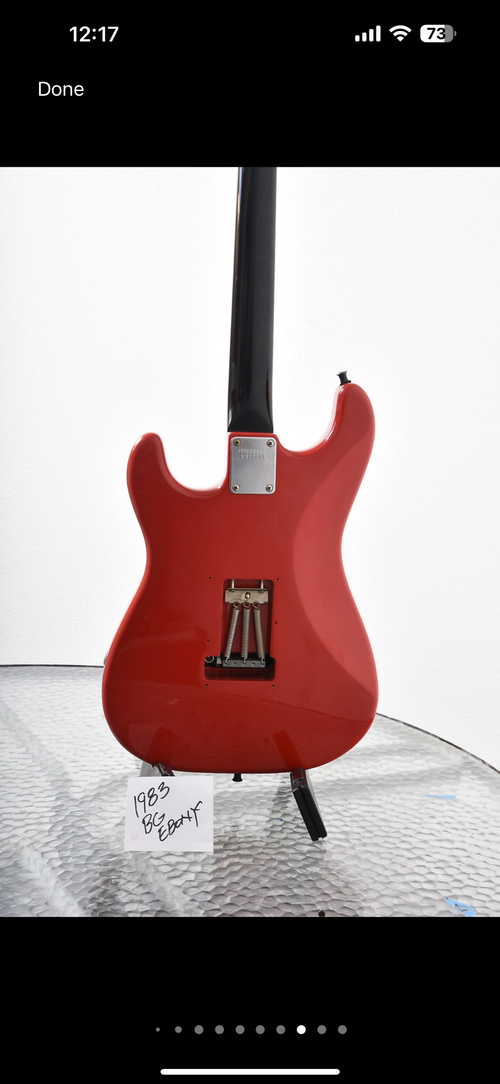 Brad Gillis Fernandes 1983 BG Signature Ebony fretboard Guitar