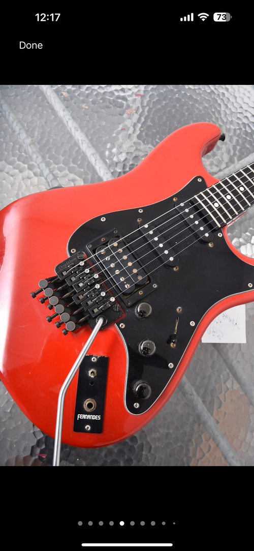 Brad Gillis Fernandes 1983 BG Signature Ebony fretboard Guitar