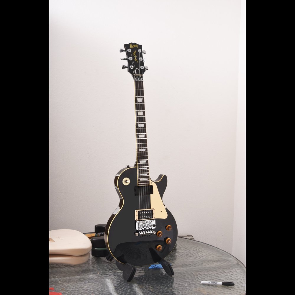 Burny Neal Schon LG-135NS 1981 - Black beauty — AXN™ Guitars