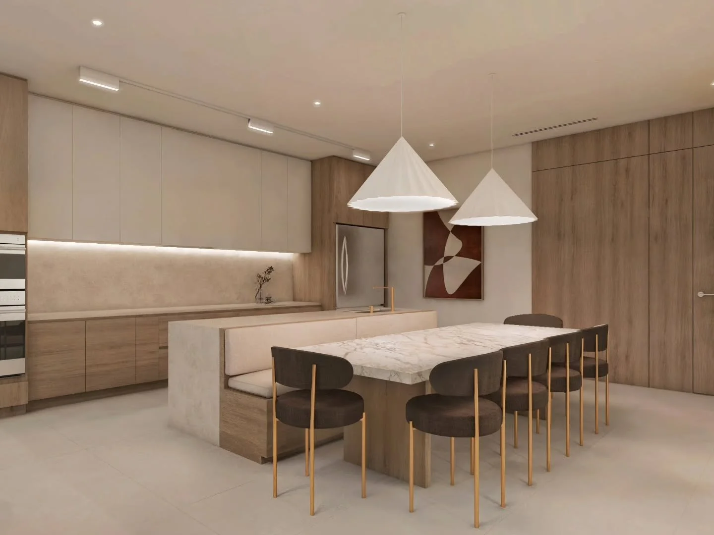 CASA K

This house embodies contemporary architecture, defined by clean geometric lines and an interplay of rectangular volumes. The design prioritizes simplicity, balance, and functionality while introducing warmth through natural finishes.

---

Es