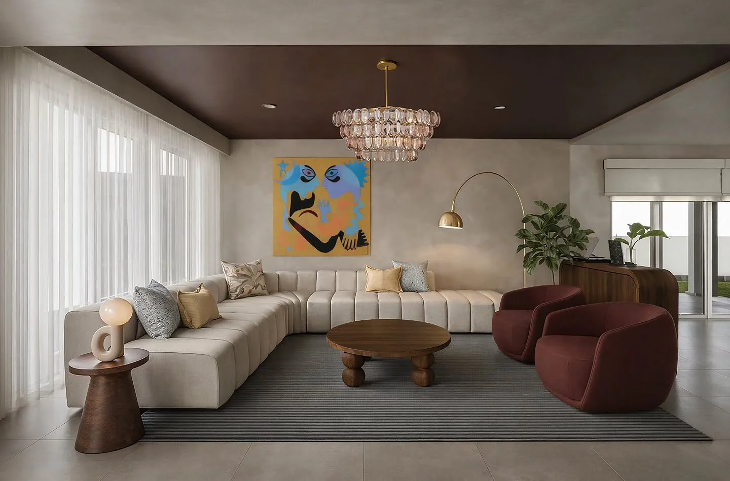 CASA VIA 

These interiors were designed for a young couple entering a new chapter.  The space balances function and personality.  Bold enough for adults, warm enough for a baby to grow into.