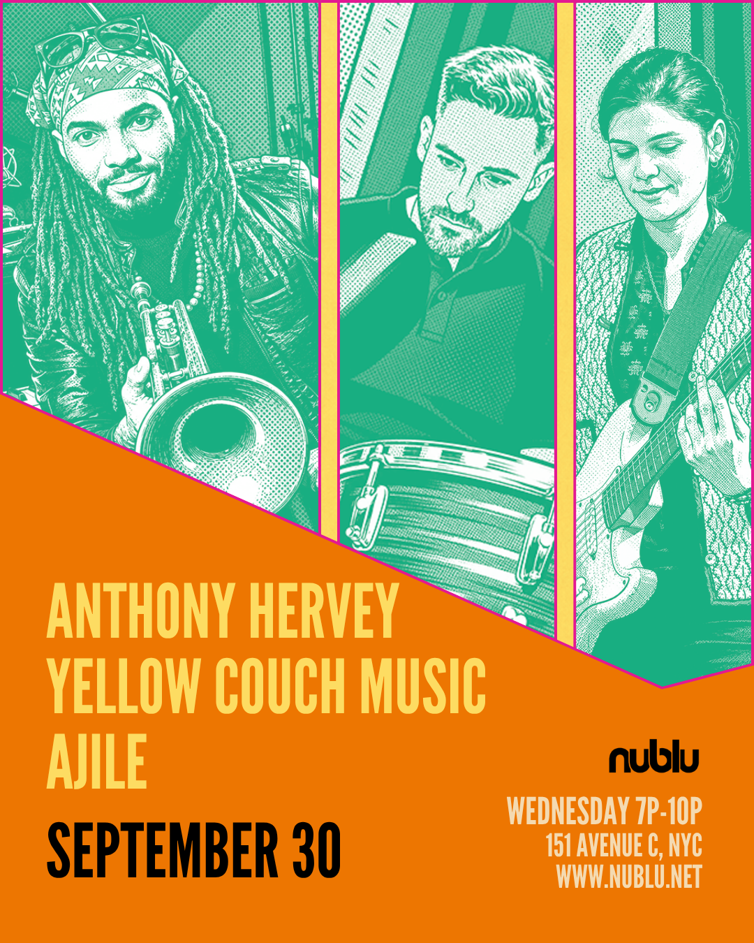 Yellow Couch Music Presents: Anthony Hervey, Yellow Couch Music &amp; AJILE