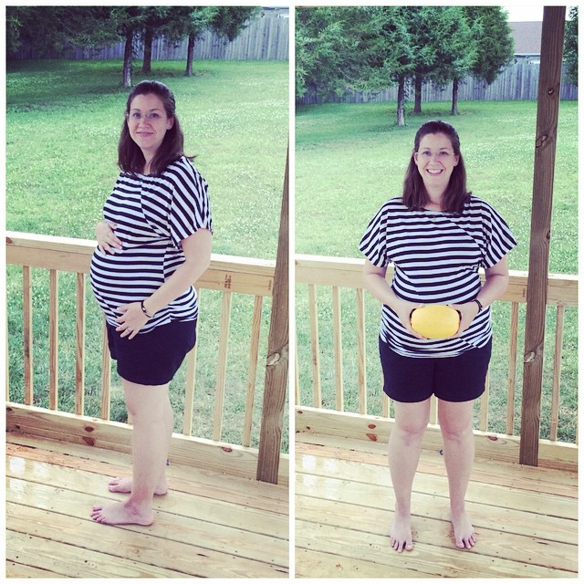 22 weeks and up to a spaghetti squash baby. Getting big!