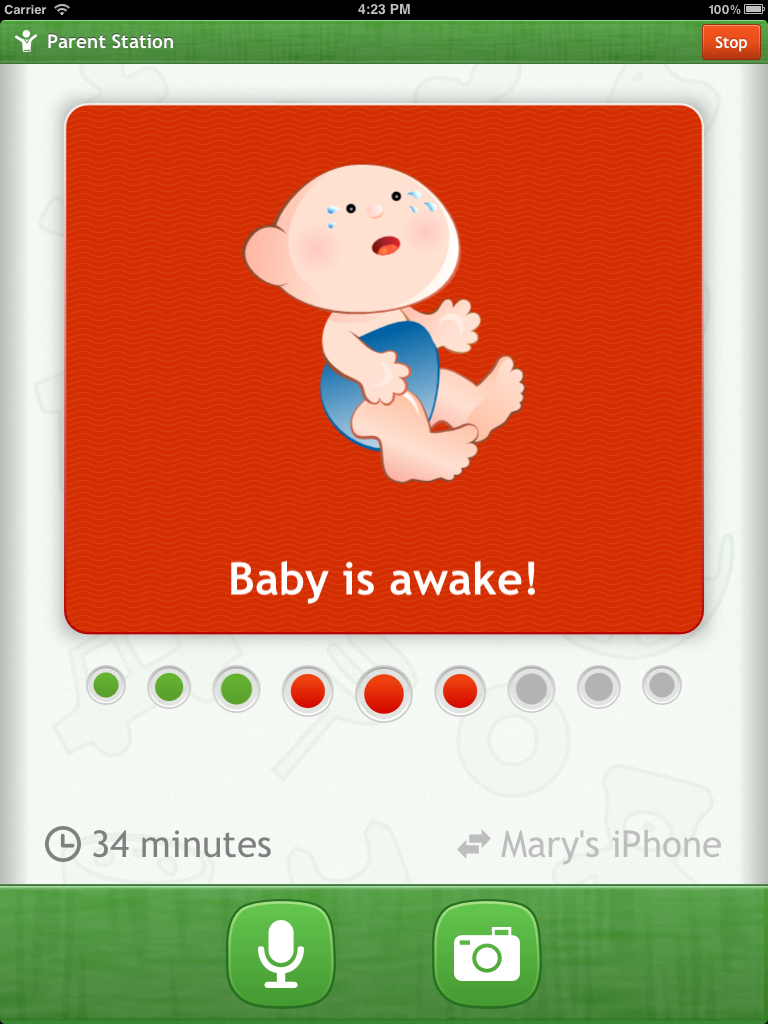 baby monitor 3g app