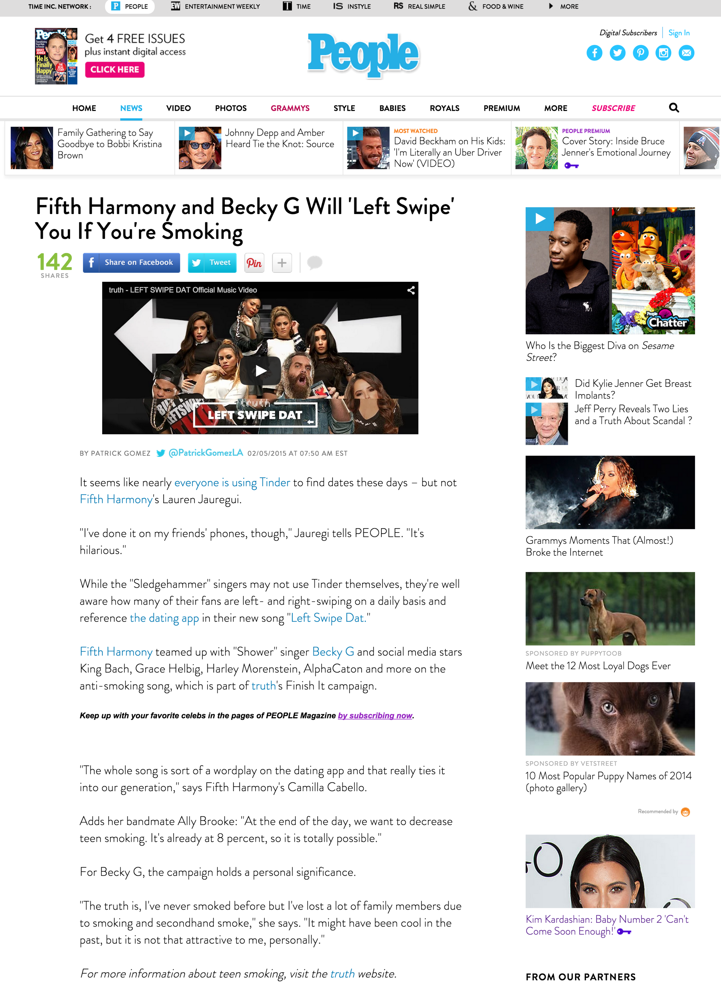 Fifth Harmony and Becky G Will 'Left Swipe' You If You're Smoking - Fifth Harmony, Health, Music News   People.com.png