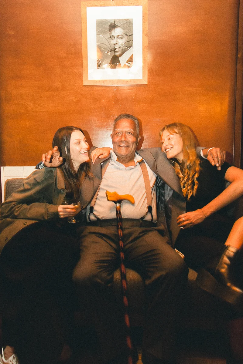 Employees Only Founder, Henry Lafargue, past and present, at the West Hollywood “Friends and Family” private opening event. April 2018