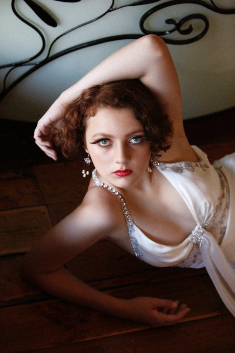 Dress design by Deborah Selleck