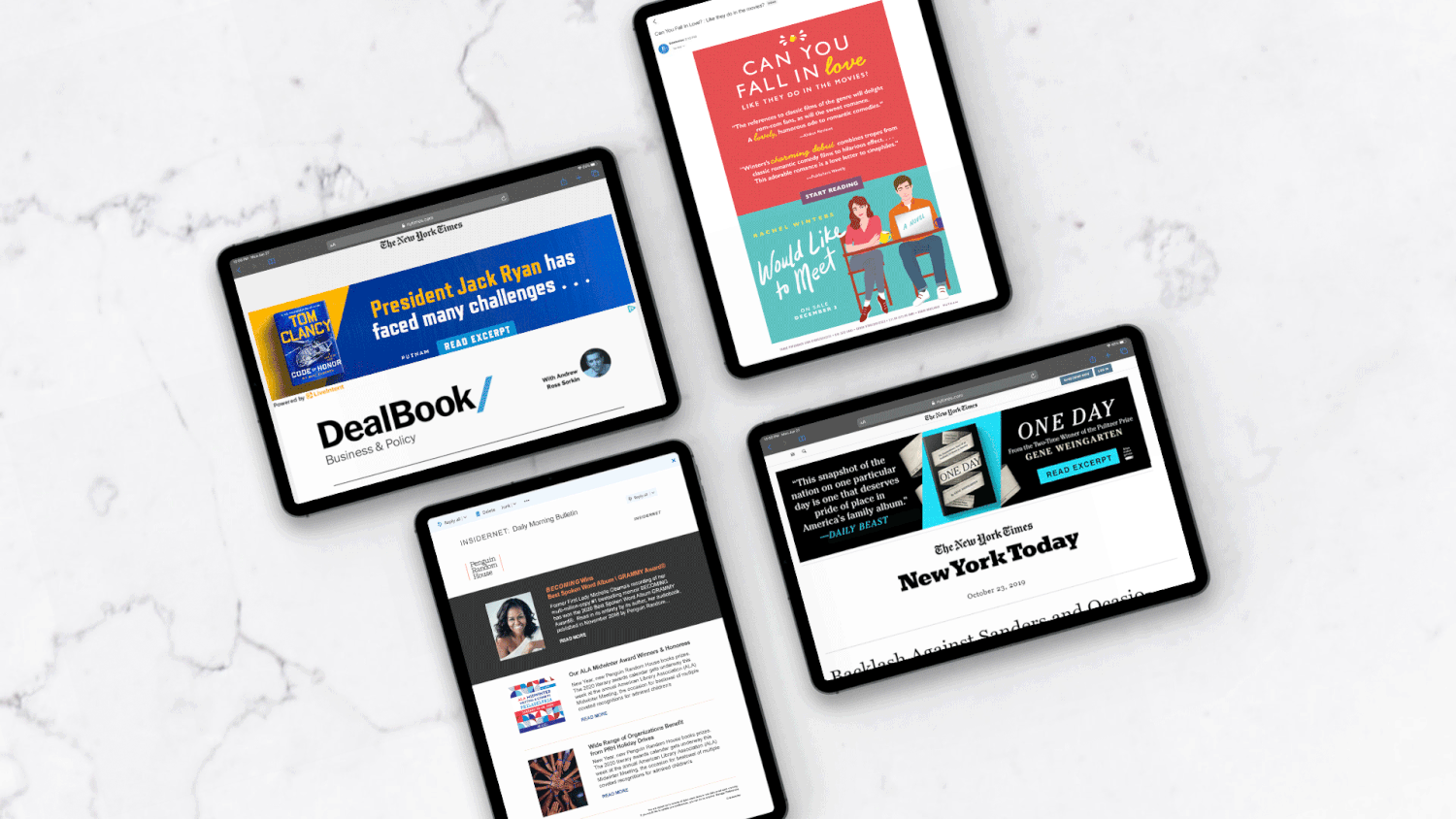 NYT Digital Banner Ads Mockup