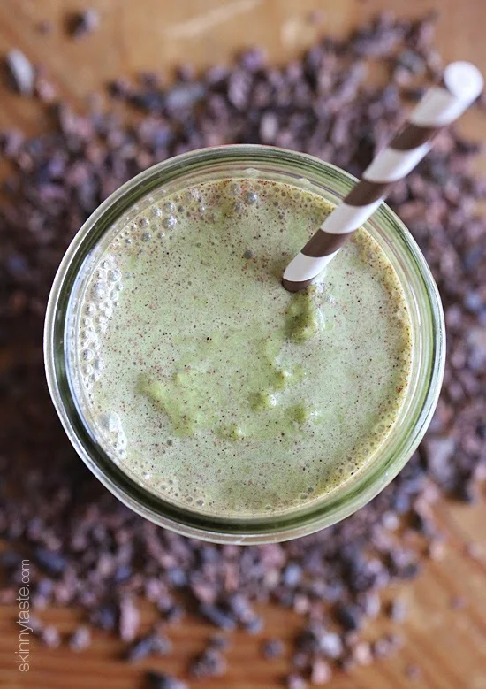 food alchemy || green macha + cacao smoothie 
