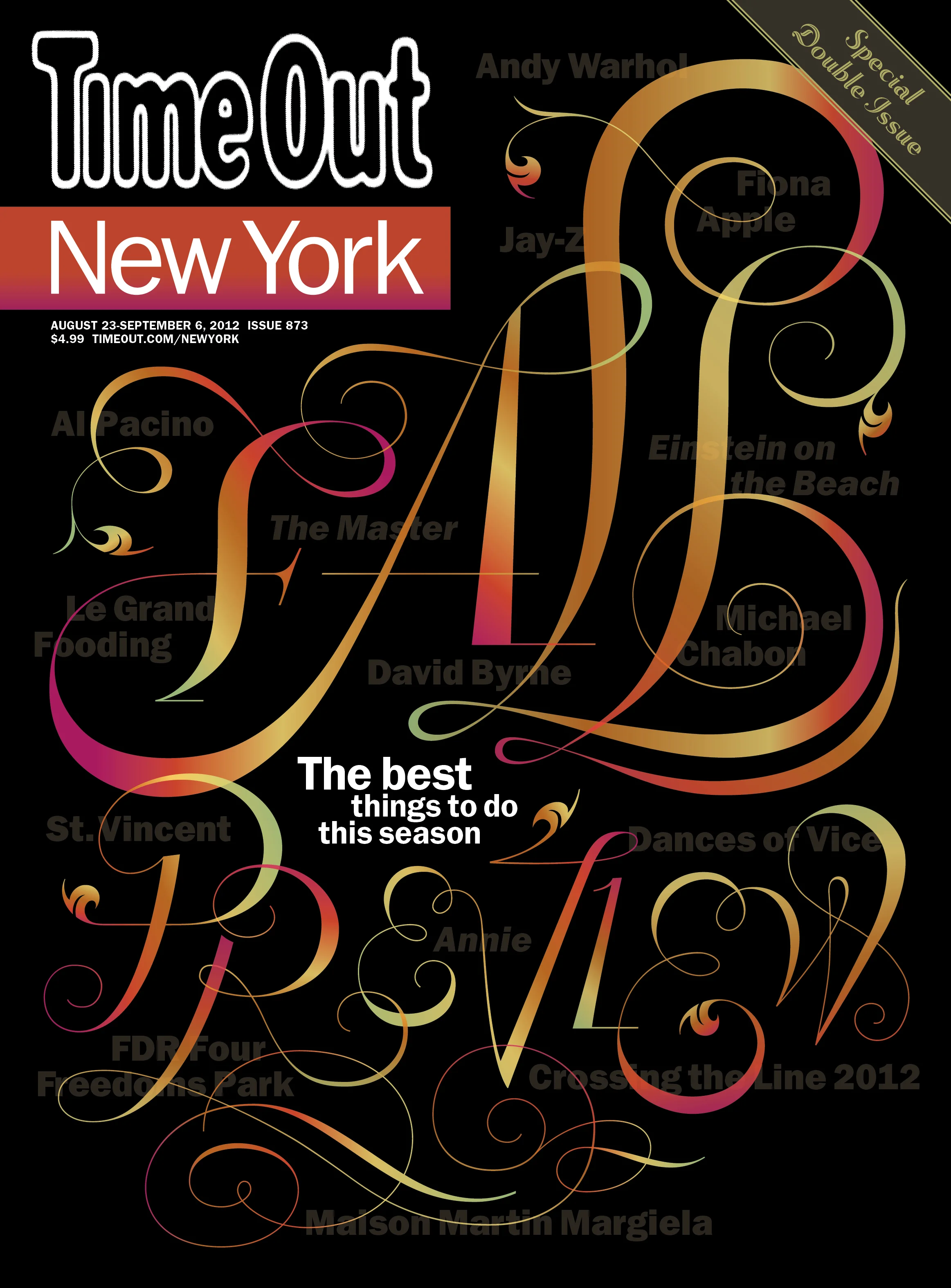 Time Out New York | cover design & custom display lettering for special issue