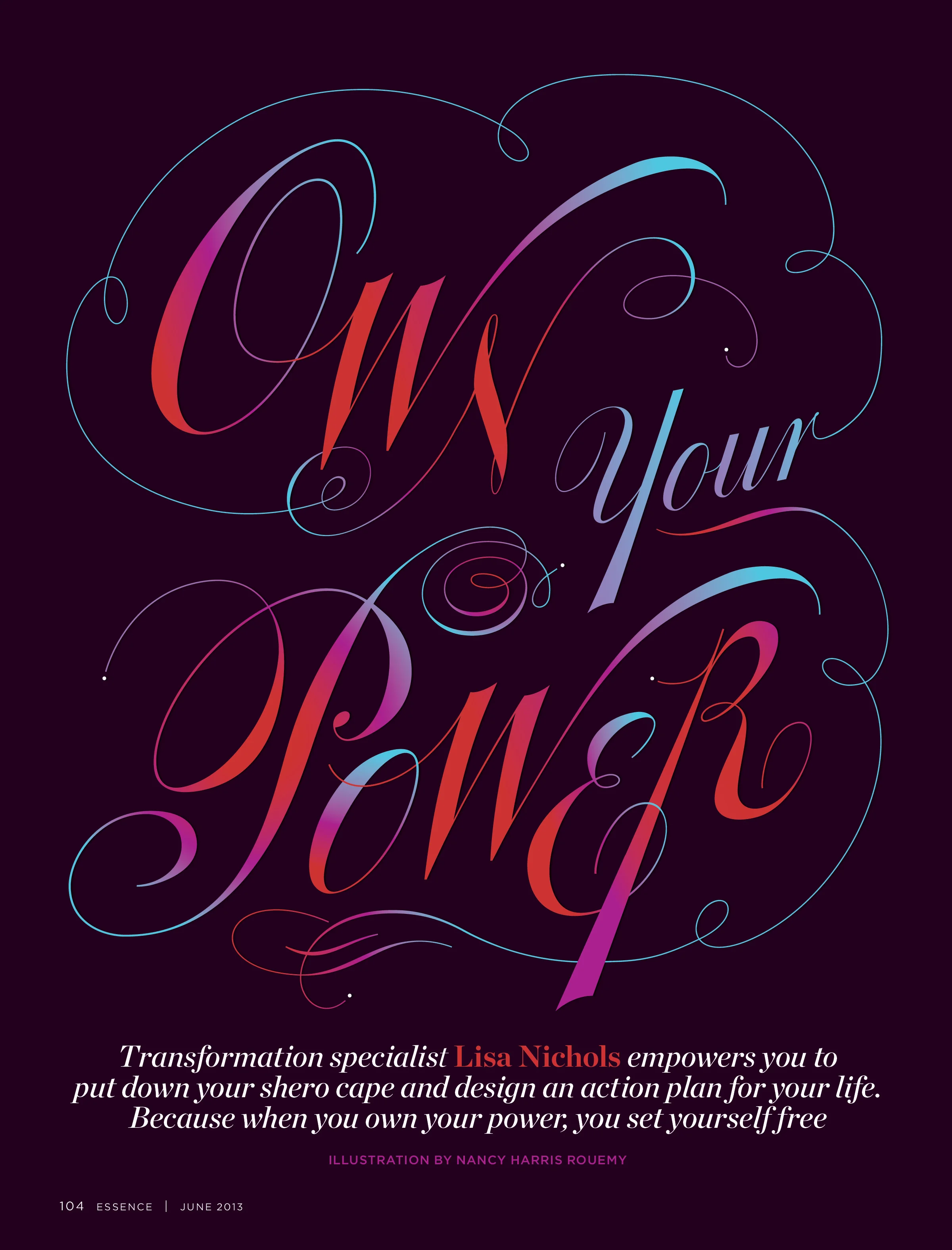 Essence Magazine | custom display type for feature opener