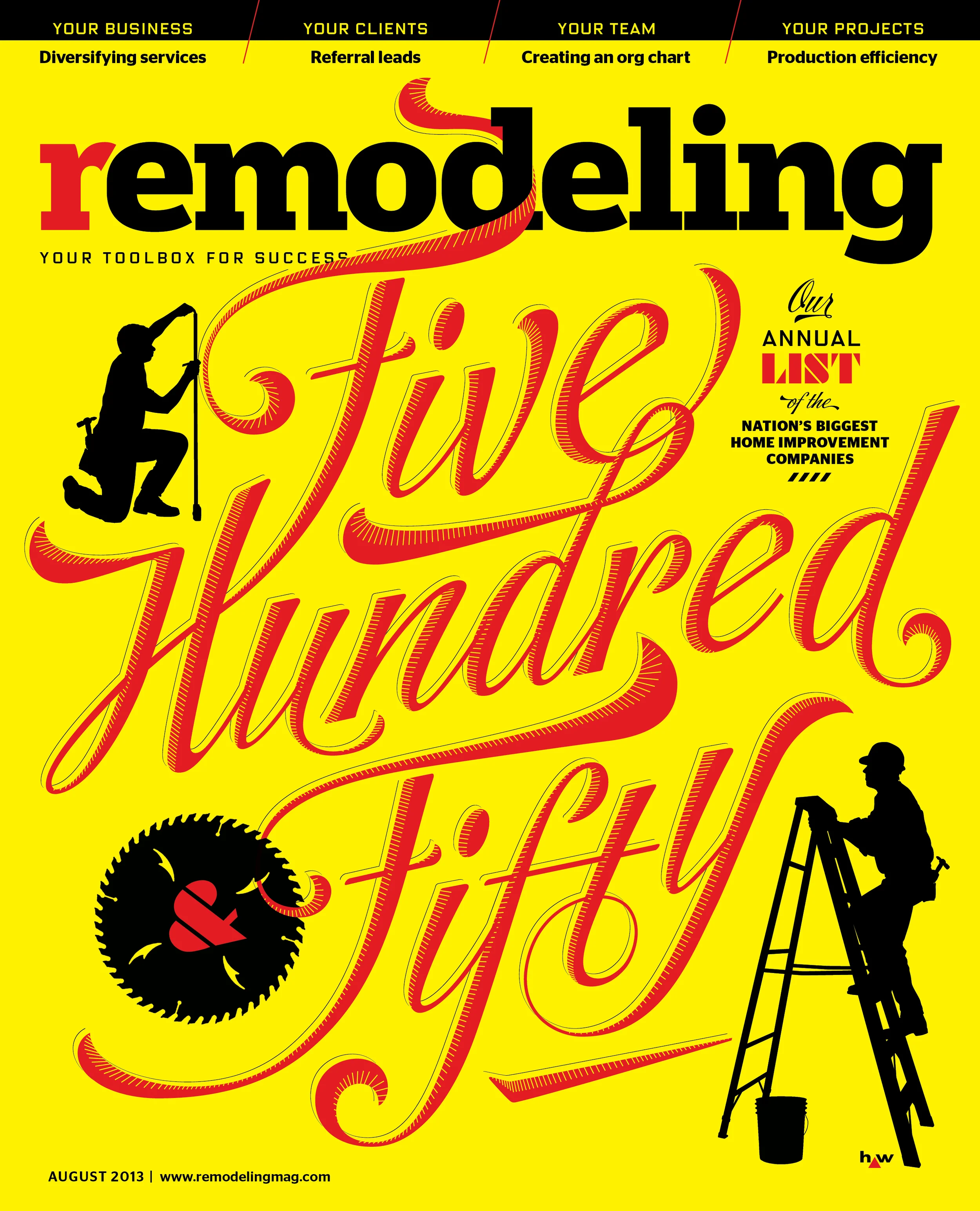 Remodeling | custom lettering for special issue