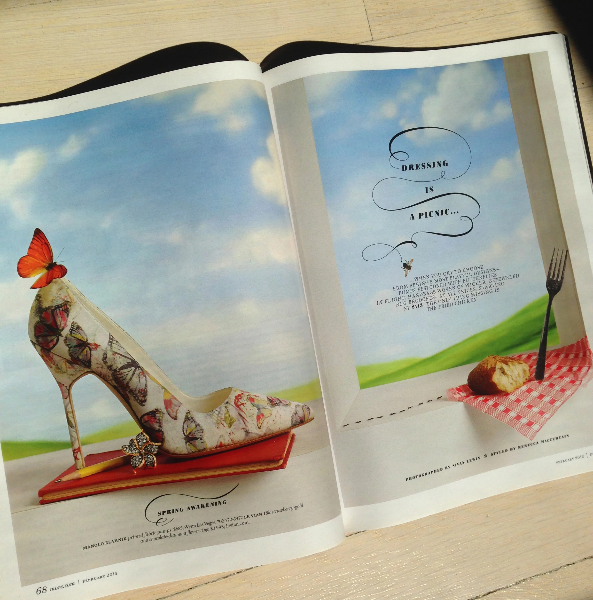 More Magazine | custom display type for fashion feature in collaboration with Deb Bishop