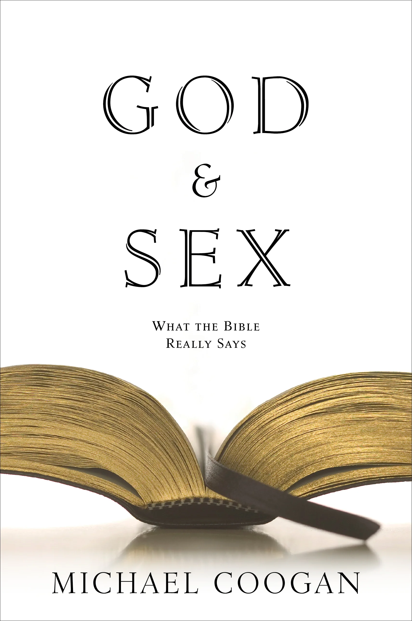 Twelve | alternative cover option for God and Sex : spread-open ‘‘pages,’’ inserted ‘‘book mark’’
