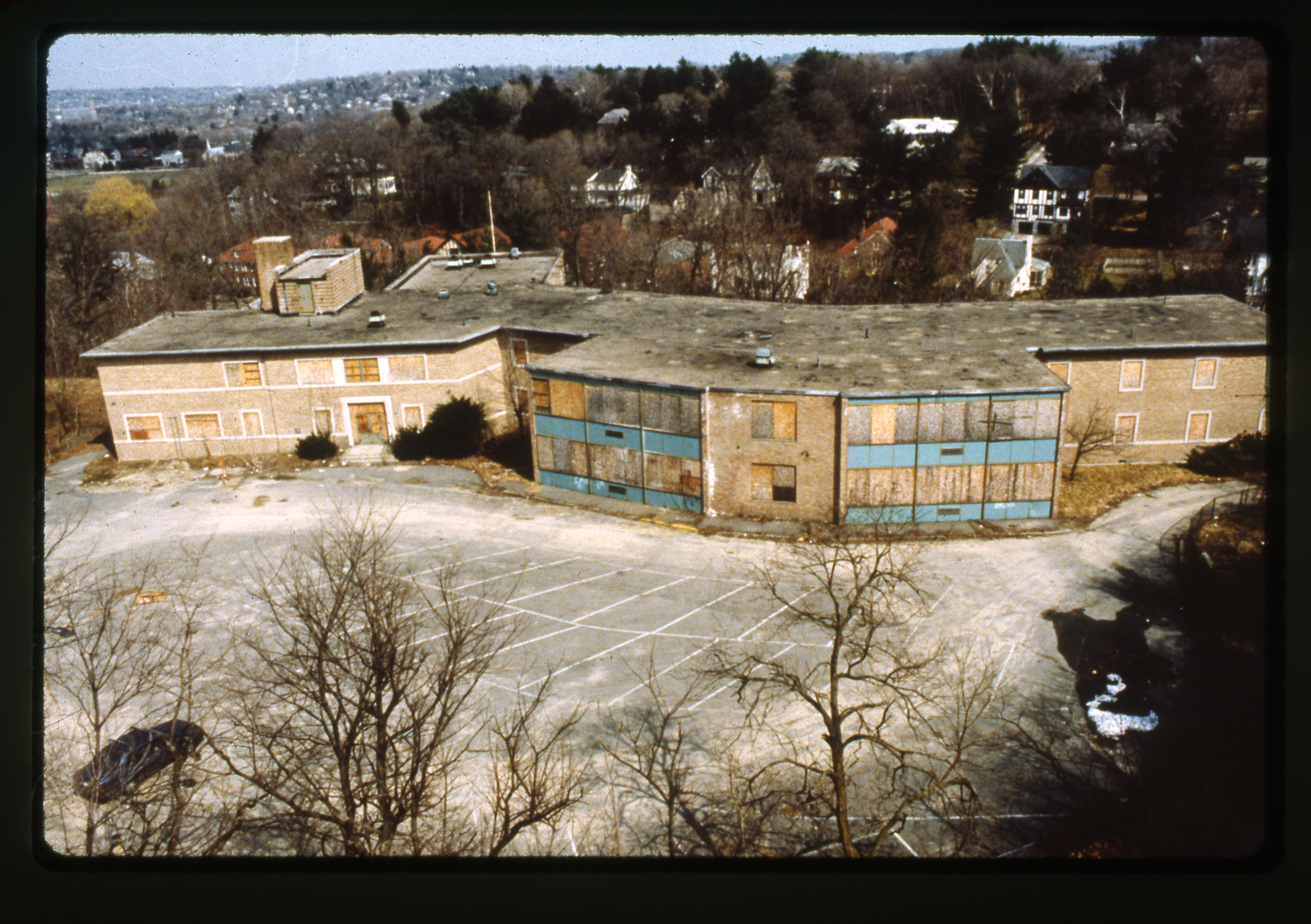 ABANDONED CLAFLIN SCHOOL, 1986