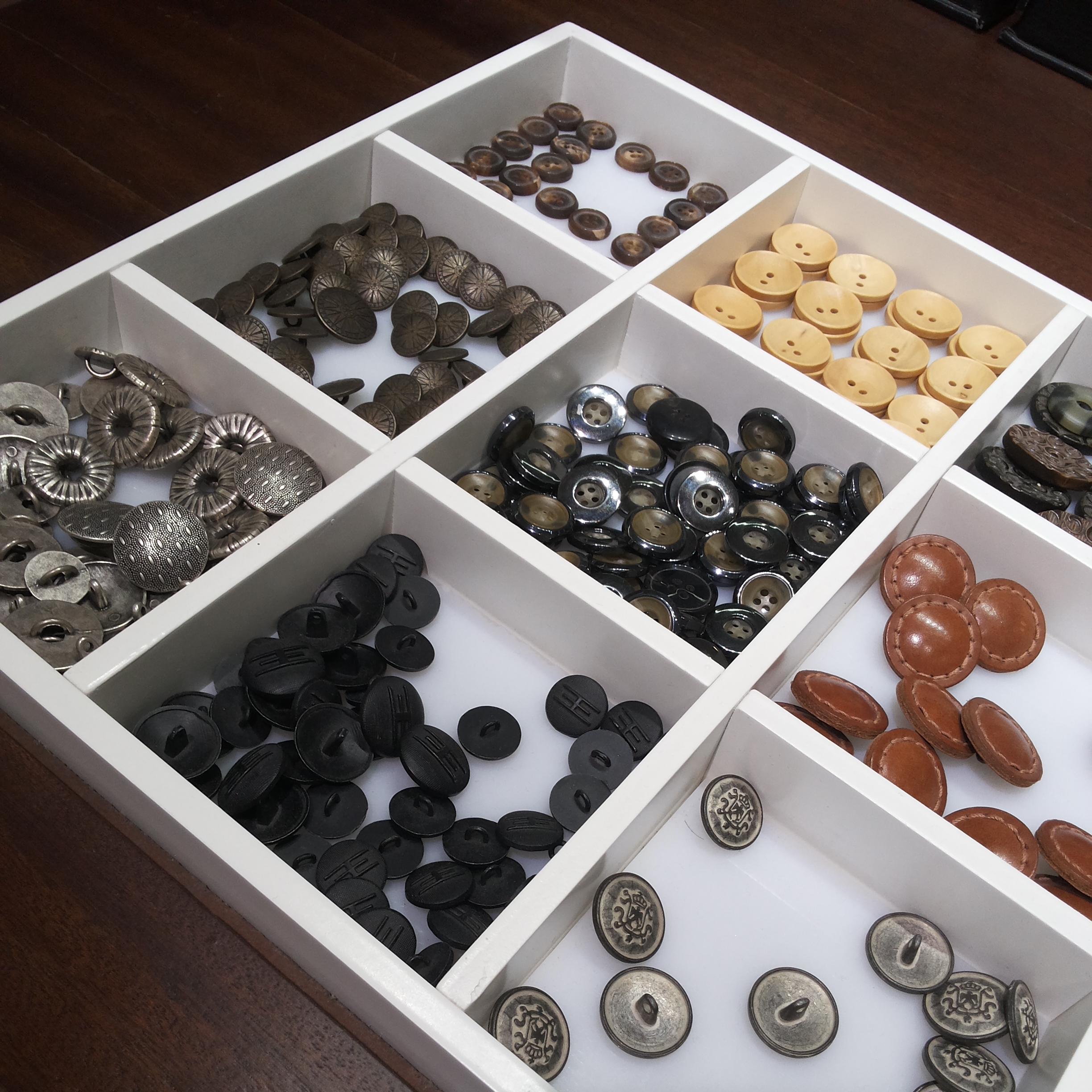 Variety of Buttons for Suits.