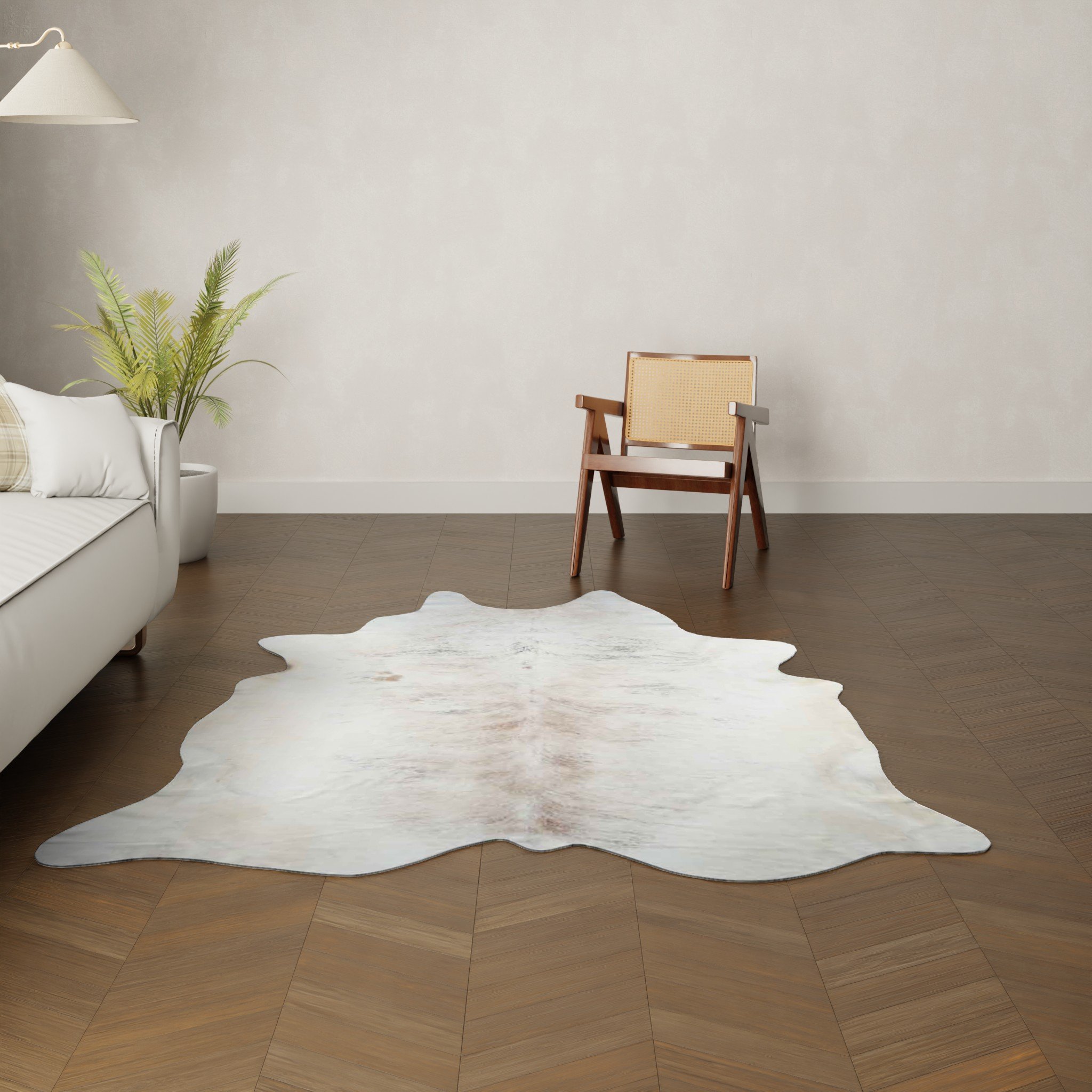 Gambrell Renard Light Brindle Cowhide Rug