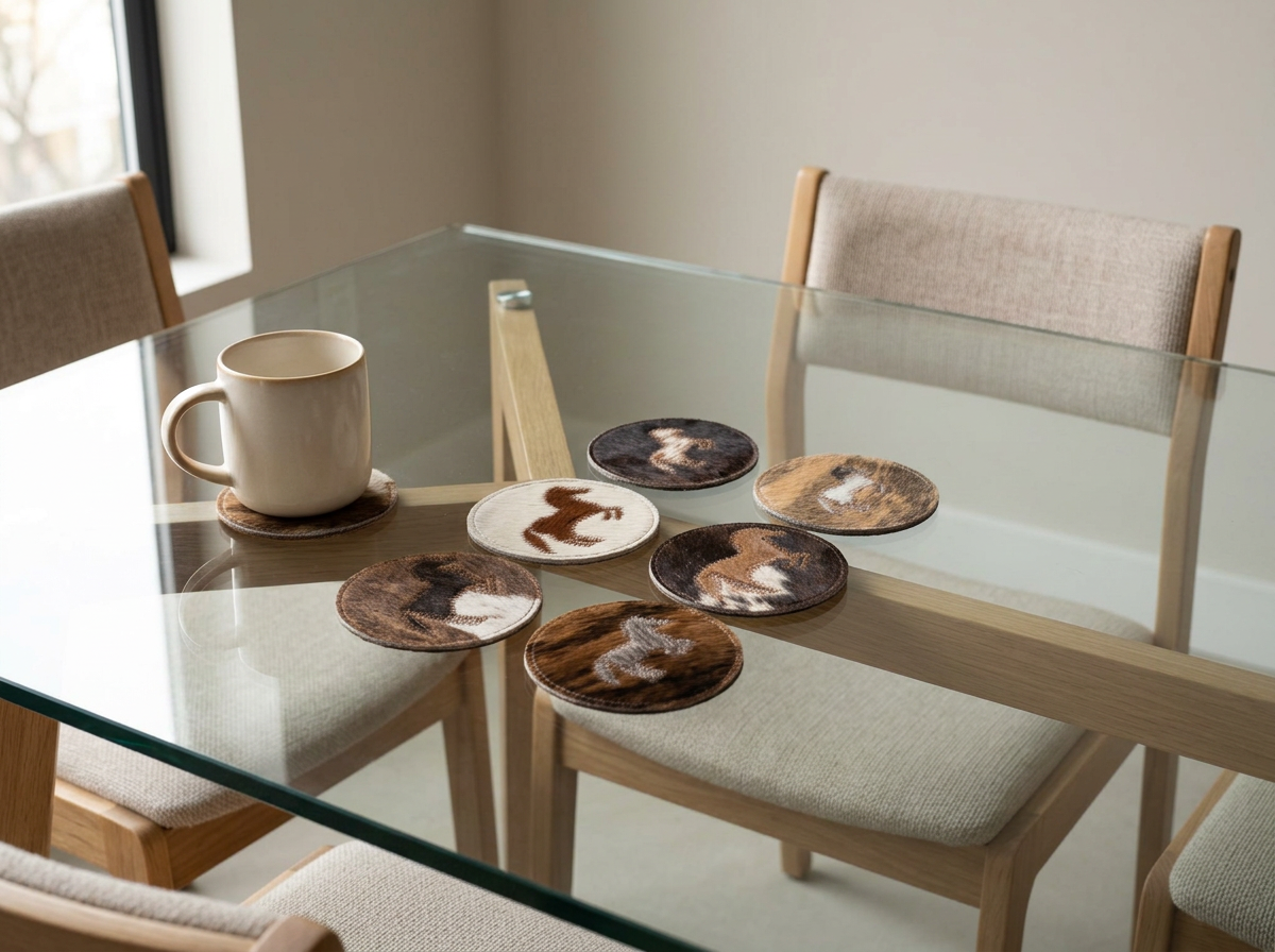 gambrell_renard_cowhide_drink_coasters_horse (Copy)