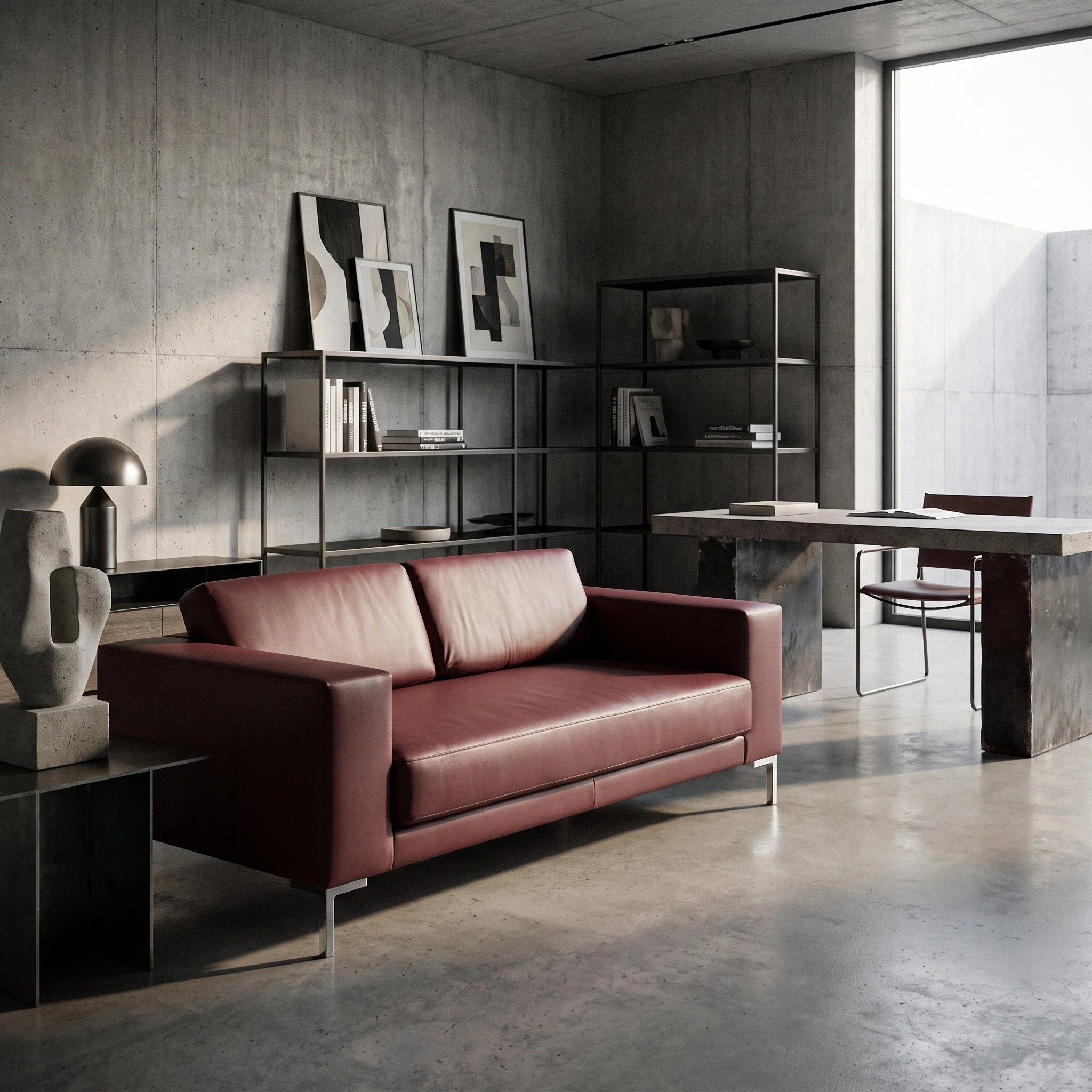 Lincoln Leather Sofa