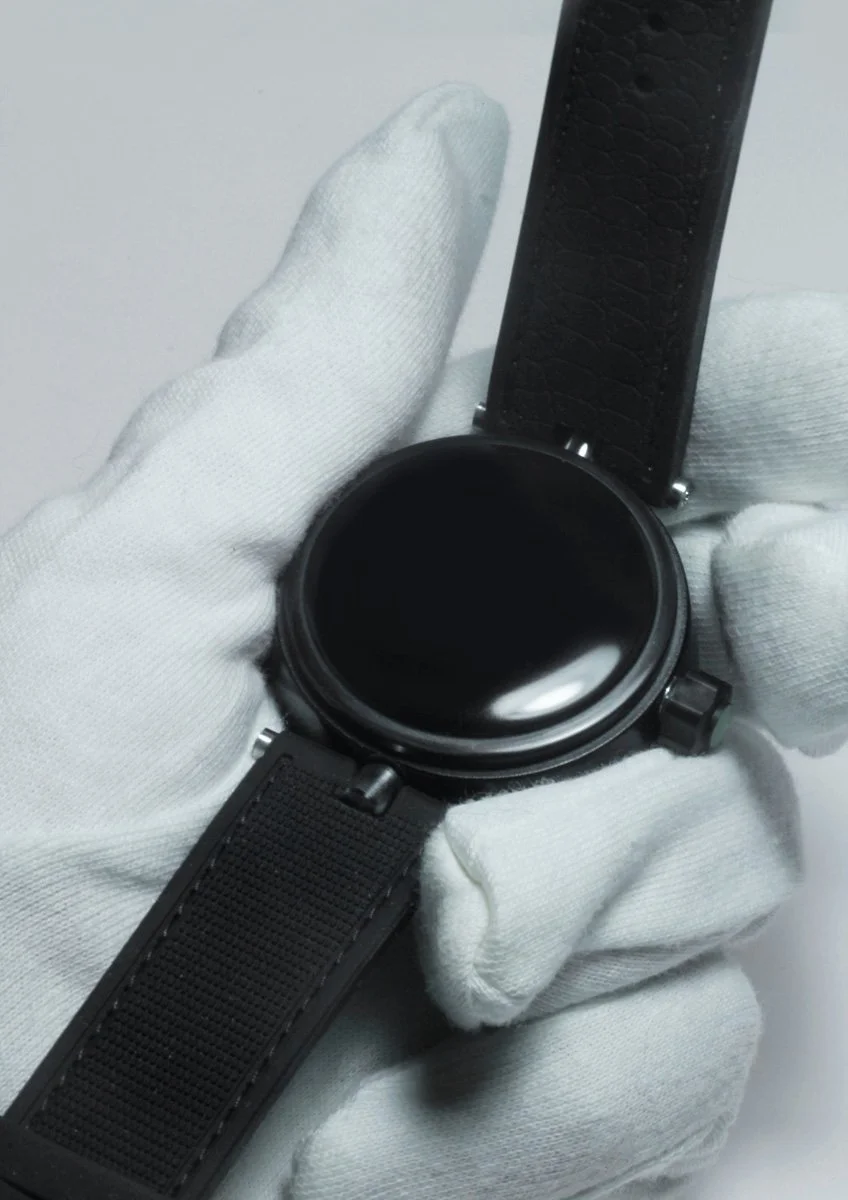 back of ebonite watch