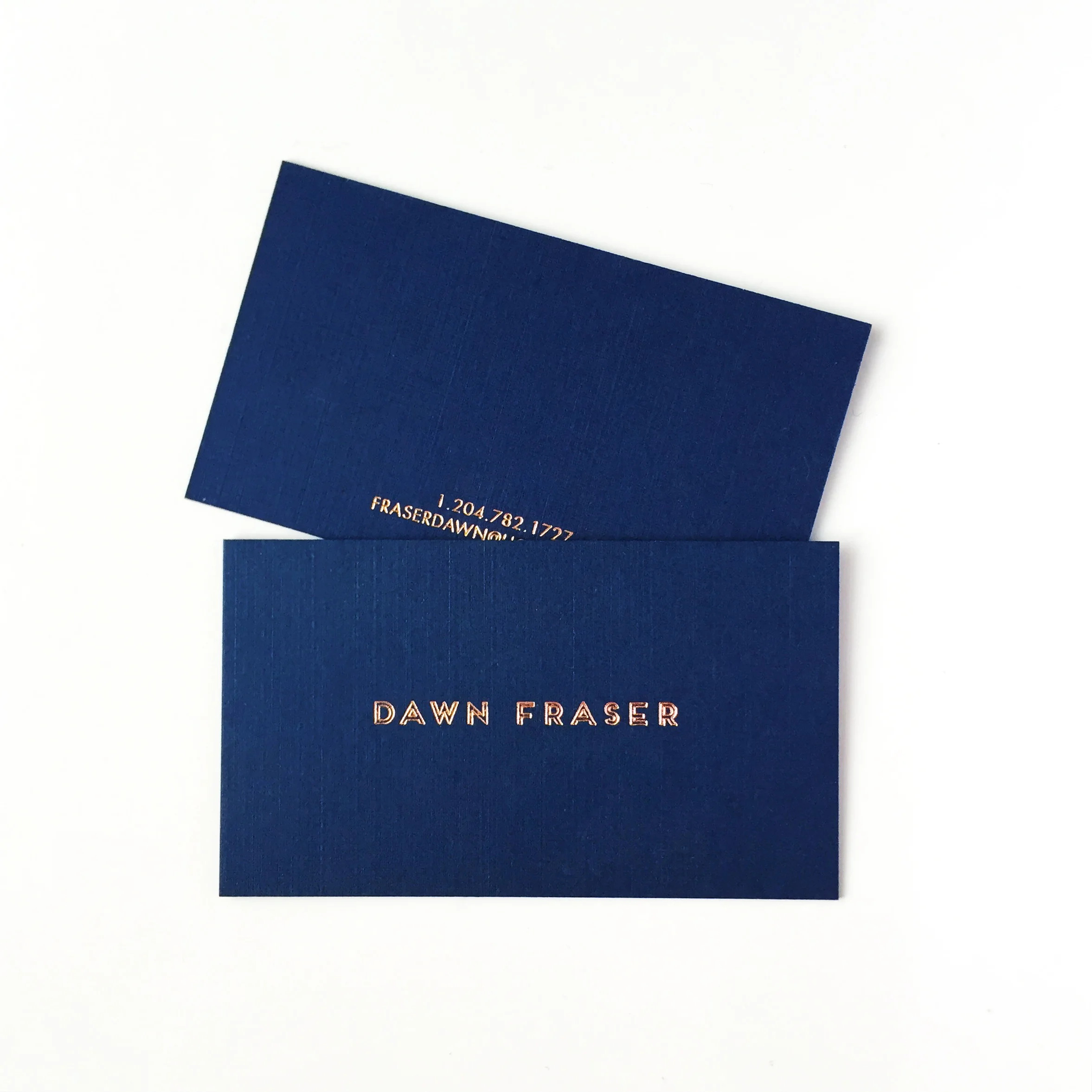  Navy Blue #100 + Rose Gold Foiling&nbsp; 