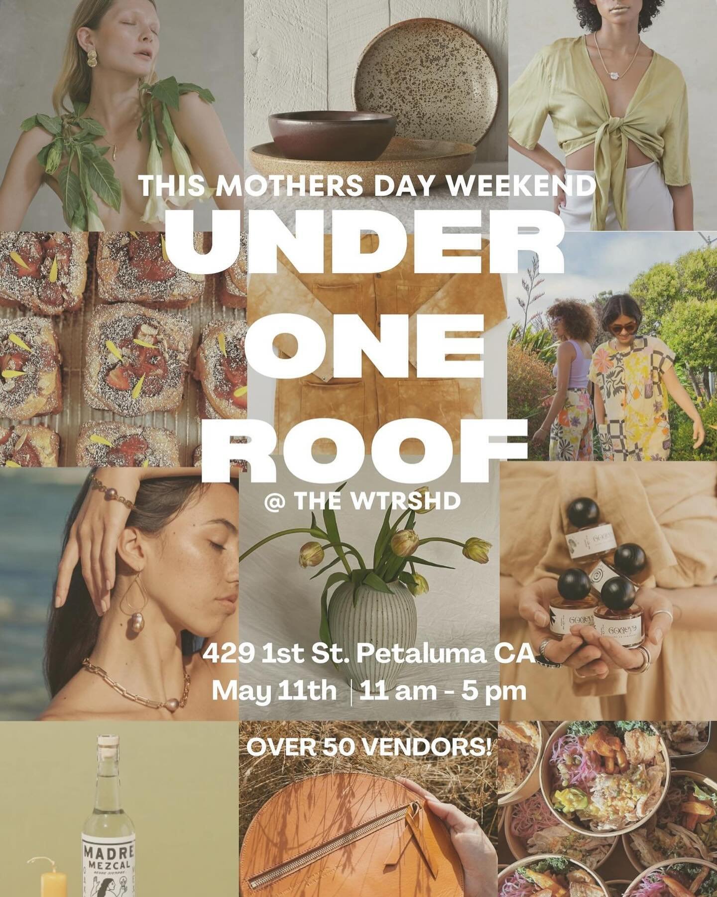 Mark your calendar! Conifer will be in Petaluma at the @underoneroofpetaluma Mother&rsquo;s Day event with a fresh batch of spring and summer styles!  It&rsquo;s going to be fun 🤩