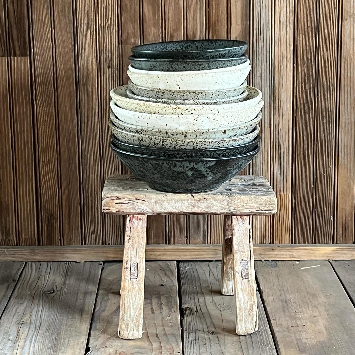 In process new @manueveryday coupe bowls in two sizes coming our way early August 🥰 handmade in Berkeley, CA. We 🤍 M A N U