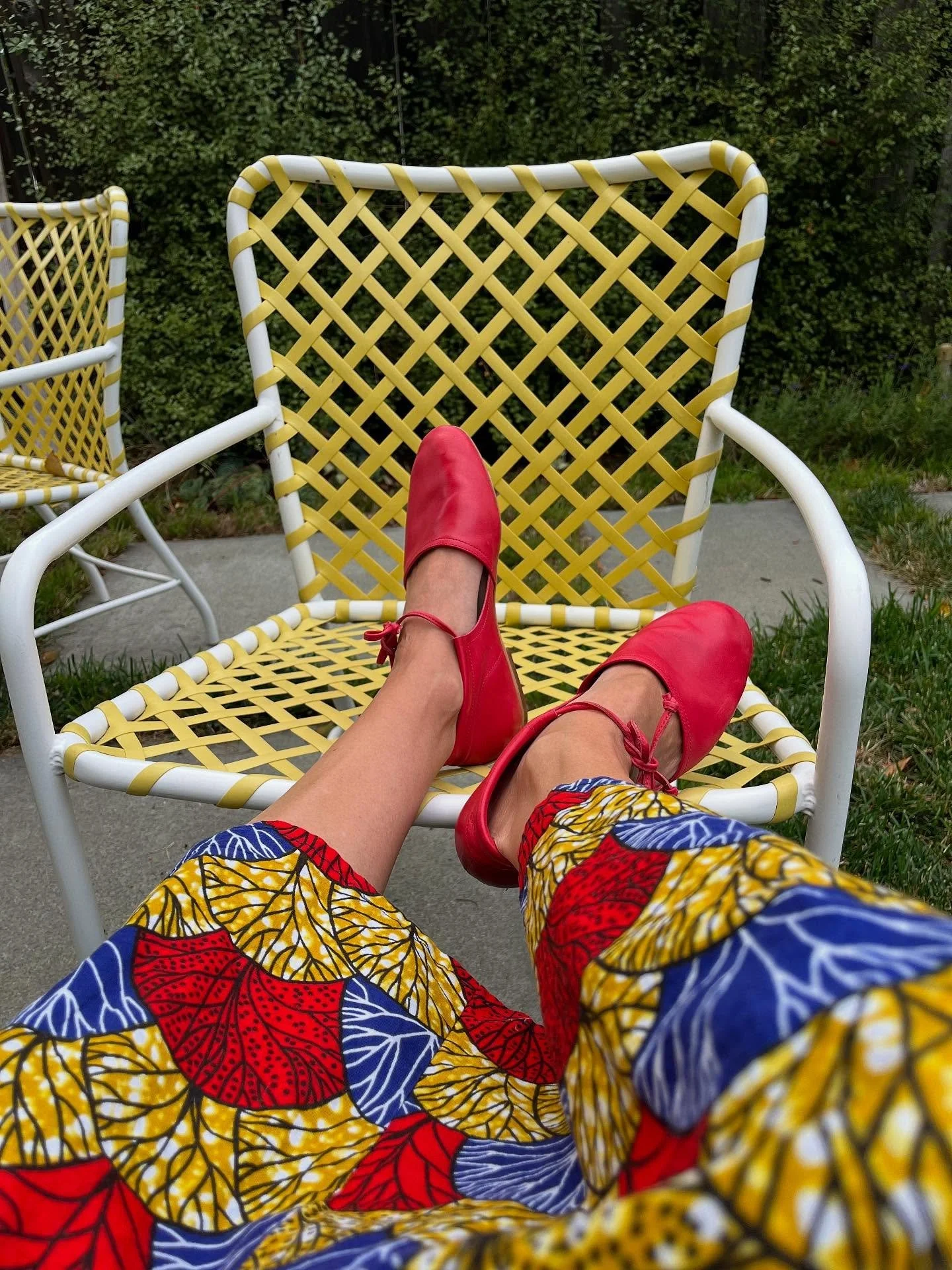 I am loving my new @birdofflightshoes Amelie flats in red 🥰 now stocked at Conifer in red, black and natural