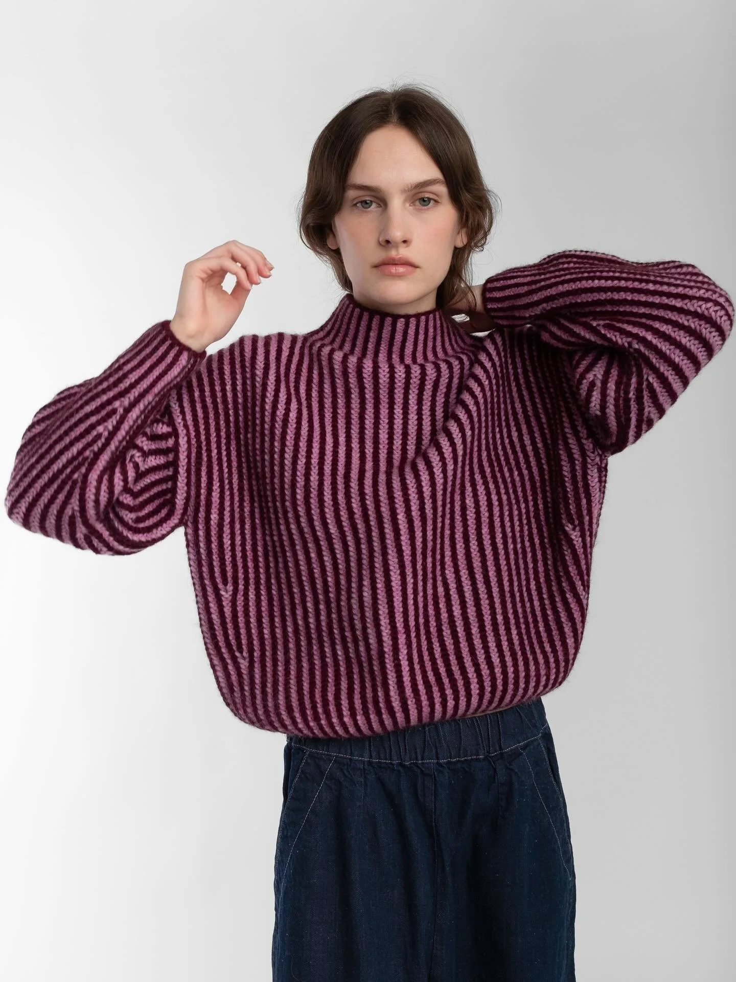 Our new favorite @micaela_greg Ines sweater 💜💜💜