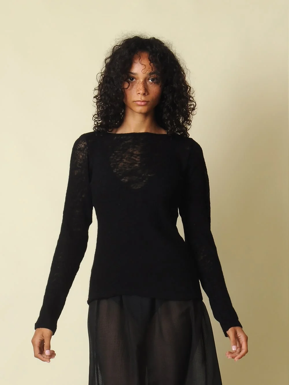 The Conifer wool boatneck top: fitted, stretchy, warm and cozy 🥰✨