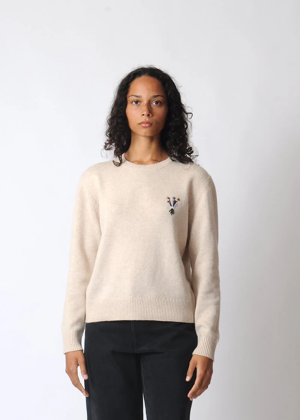 Hansel from Basel Rhys Sweater Oatmeal