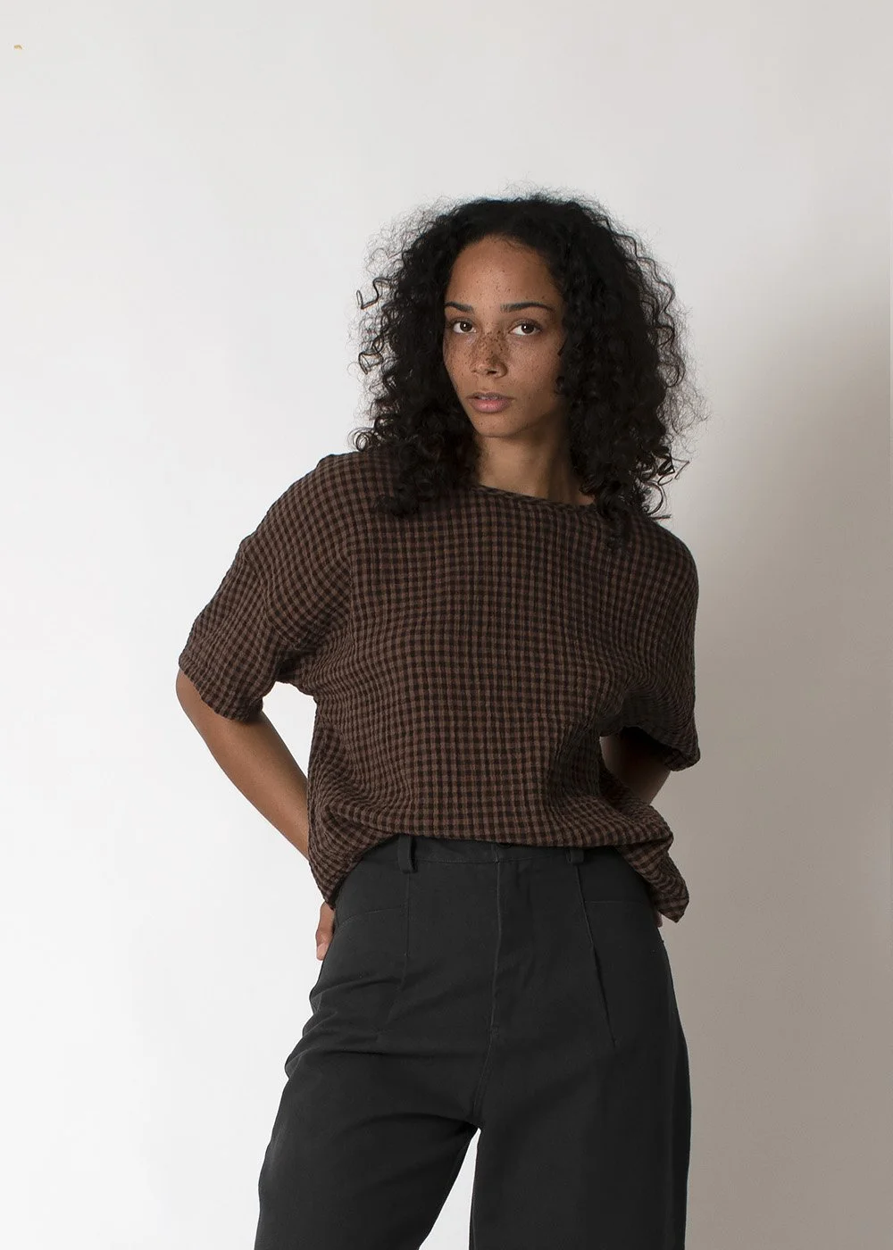 conifer_pullover_top-brn_chk_front_tuck2 copy_crop.jpg
