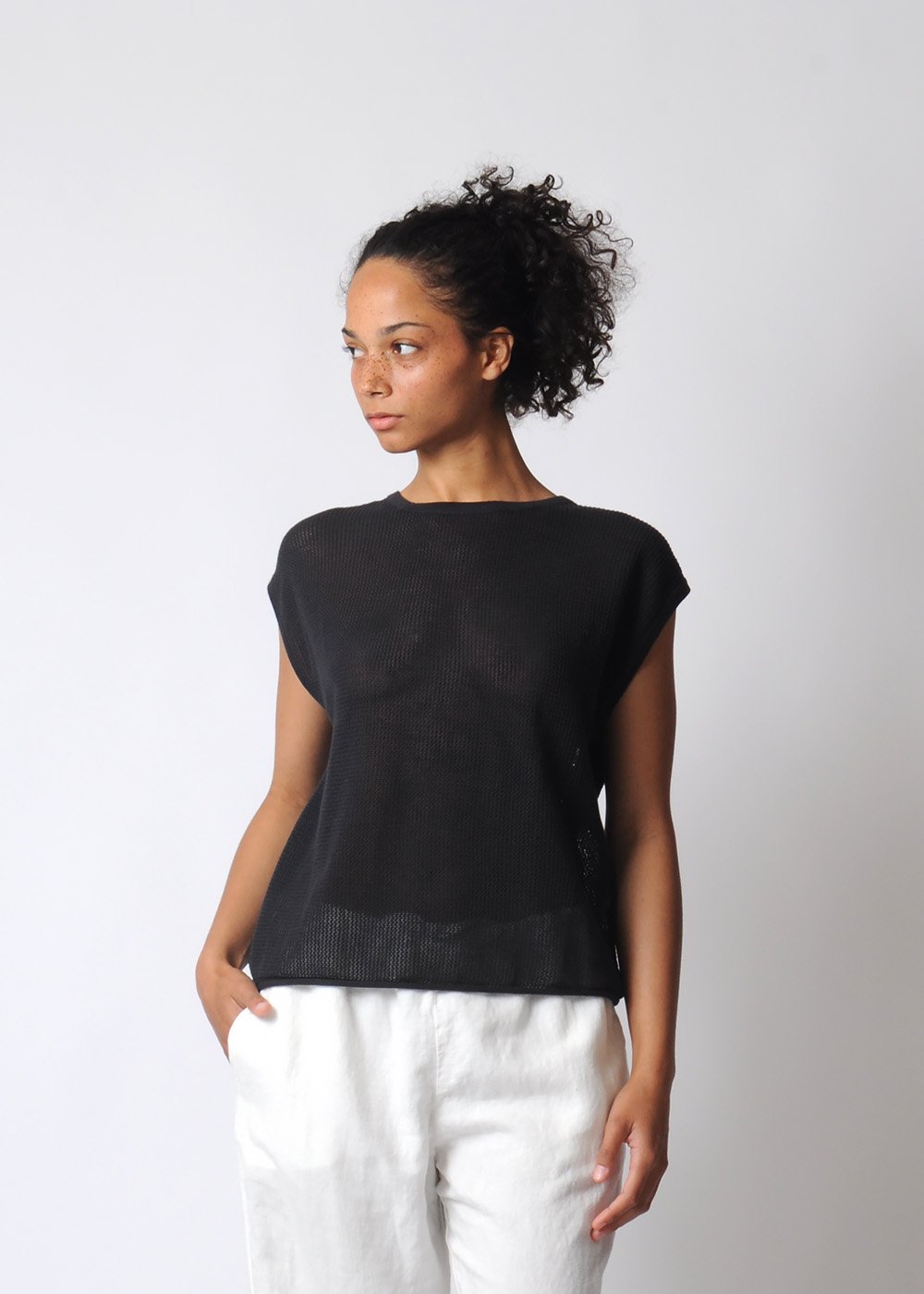 Micaela Greg Fine Mesh Tank