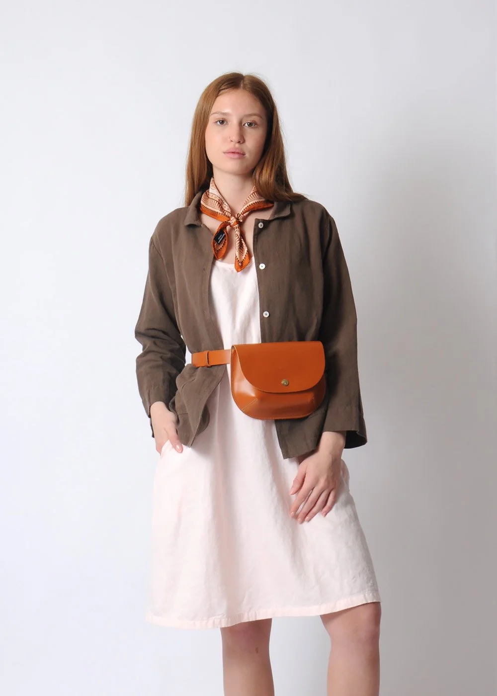 Il Bisonte Belt Bag Caramel