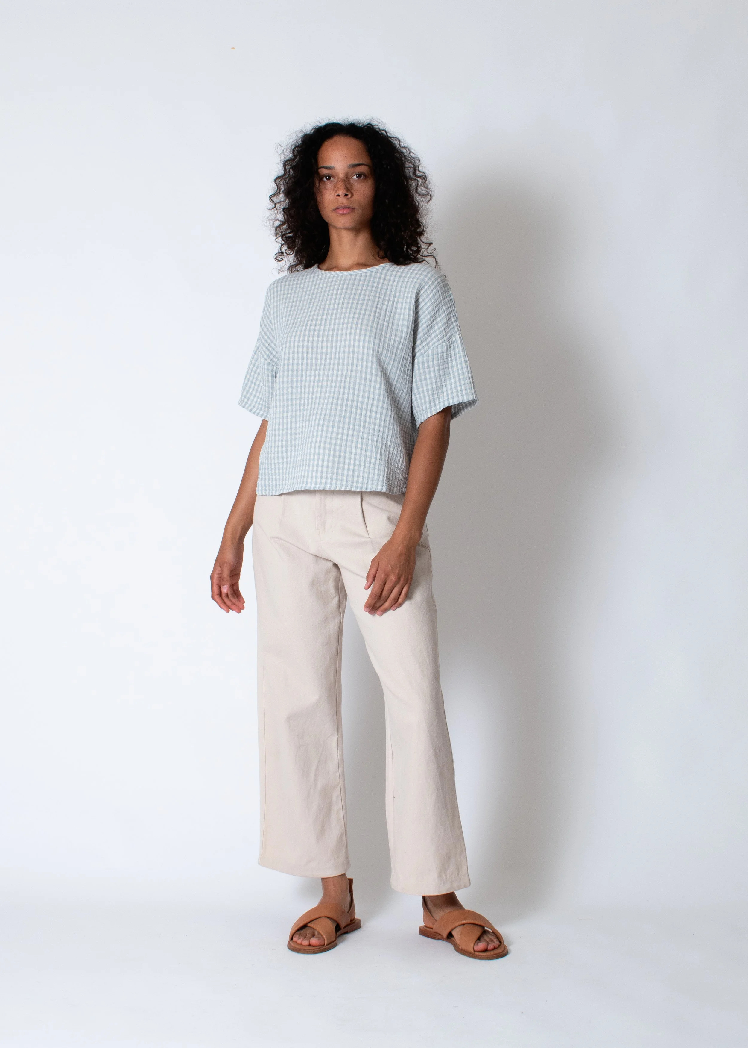 Conifer Pullover Top Ivory / Mist