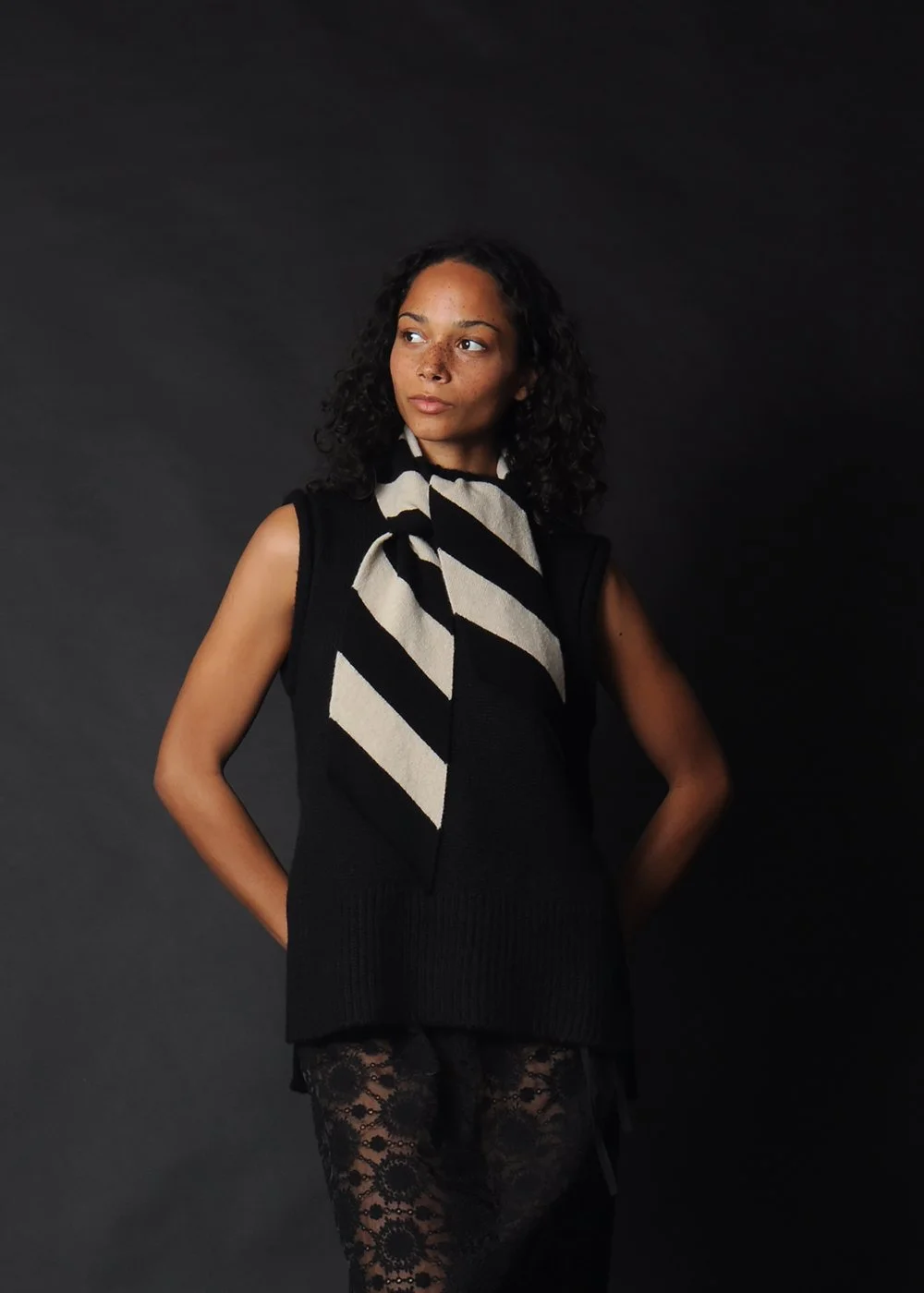 JO GORDON SMALL DIAGONAL SCARF