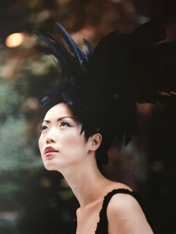 Chyna with feathers