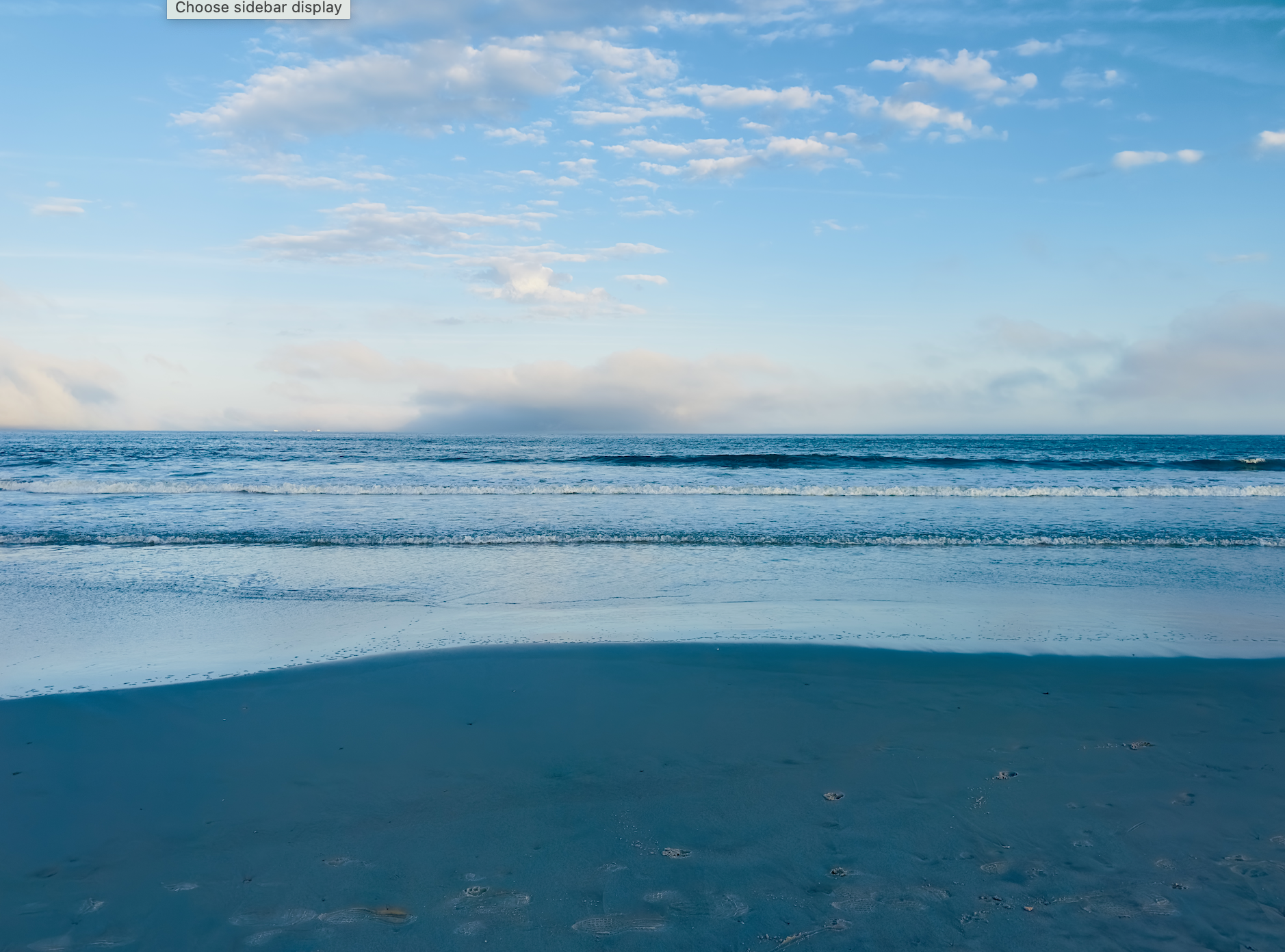 Blue Seascape
