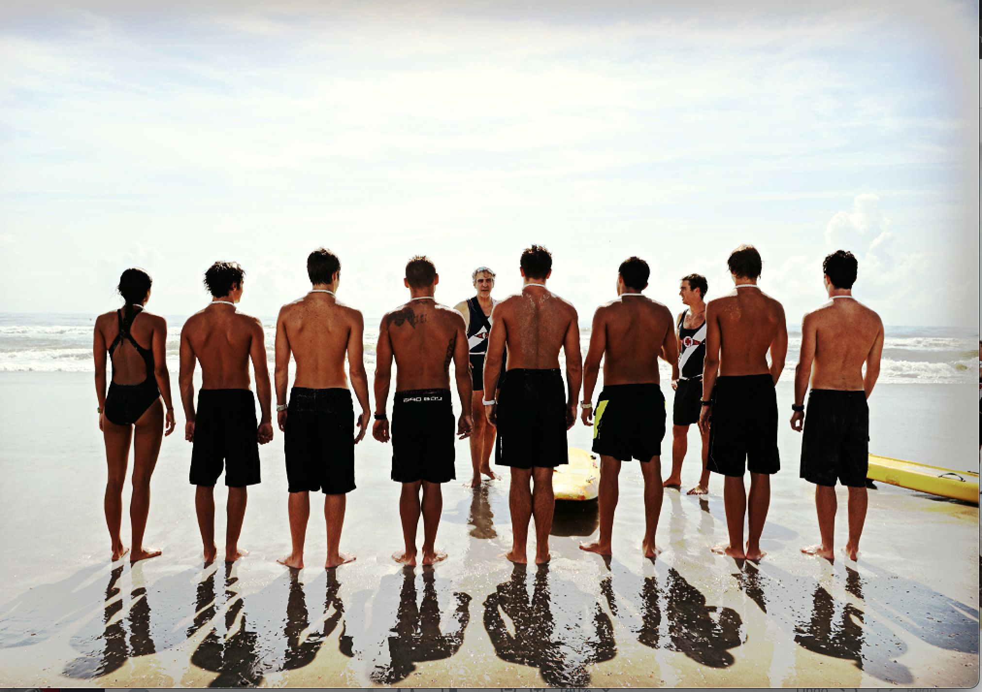 Lifeguard training Jax Beach, Fla,