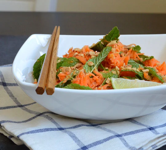 Thai Carrot and Mint Salad