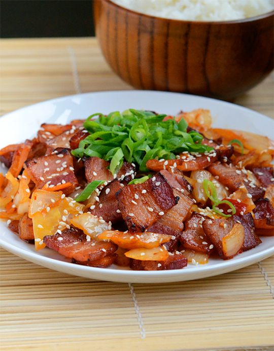 Pork Belly and Kimchi Stir-fry — Cinnamon Society