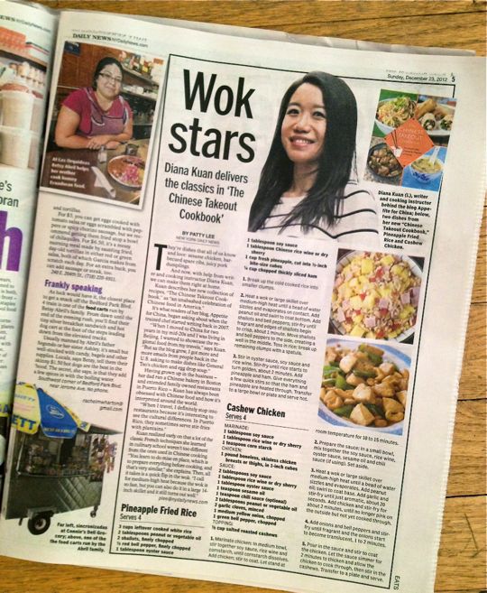 An unexpectedly large headshot. But so great to be featured in a paper with such wide circulation!