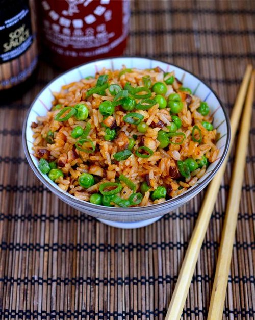 Sriacha Rice Sriracha Fried Rice — Cinnamon Society