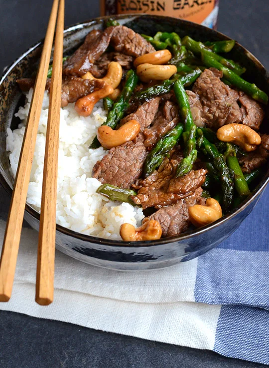 Garlic Beef and Aspara
