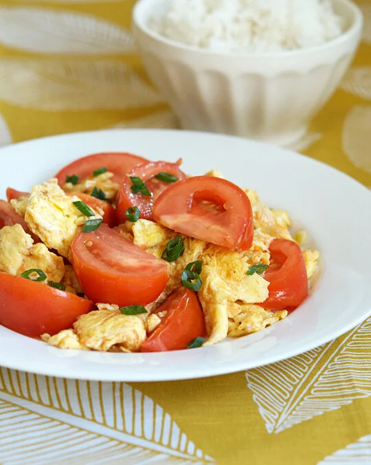 Stir-fried Tomato and Eggs
