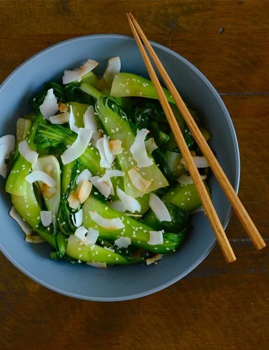 Coconut Bok Choy Stir-Fry
